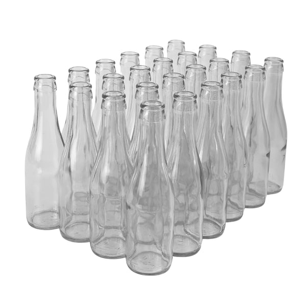 **PICK UP ONLY**      187mL CLEAR CHAMPAGNE BOTTLES CORK OR CROWN FINISH 24/CASE OR EACH