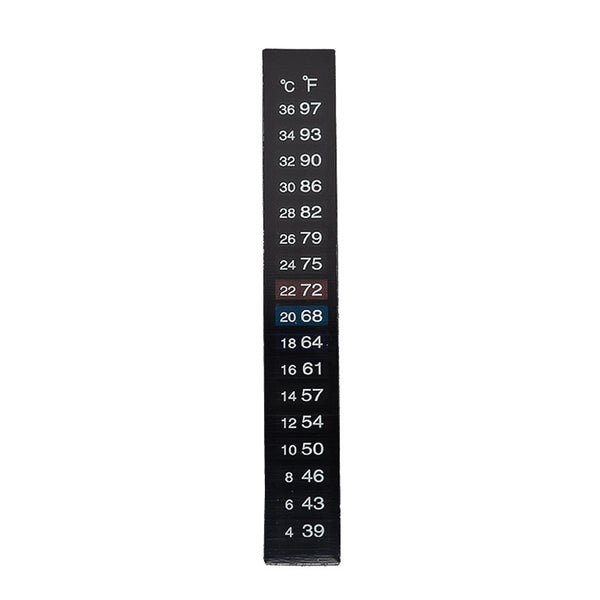 DUAL SCALE LIQUID CRYSTAL THERMOMETER