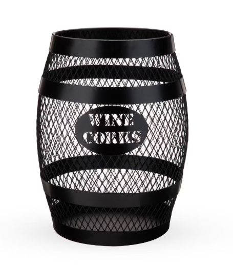 Wine Barrel (Black) Cork Cage