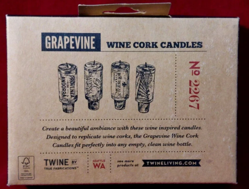 Cork Candles - 4pk by Twine