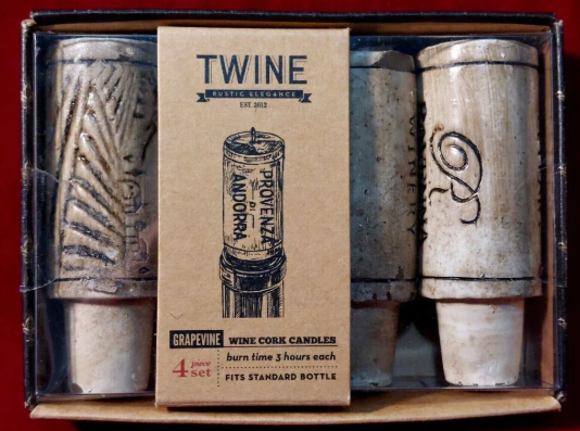 Cork Candles - 4pk by Twine