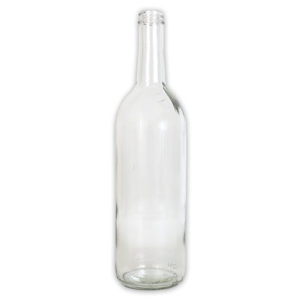 **PICK UP ONLY**    750mL CLEAR SCREW TOP BORDEAUX WINE BOTTLES 12/CASE OR EACH