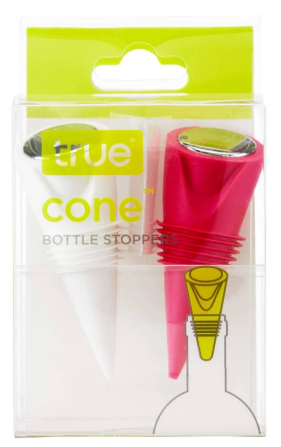Bottle Stopper - Cone-shaped by True (2pk)