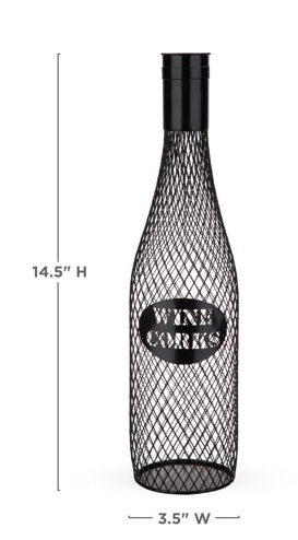 Wine Bottle (Black) Cork Cage