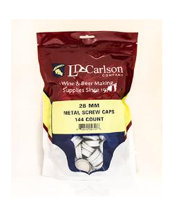 28mm METAL SCREW CAPS (FOR WINE BOTTLES)