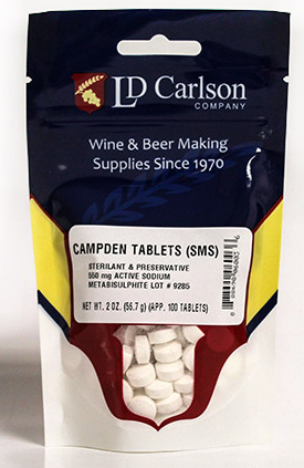 SODIUM CAMPDEN TABLETS 100 COUNT