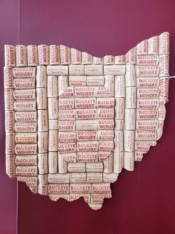 **PICK UP ONLY** Ohio Sign (LARGE with corks)