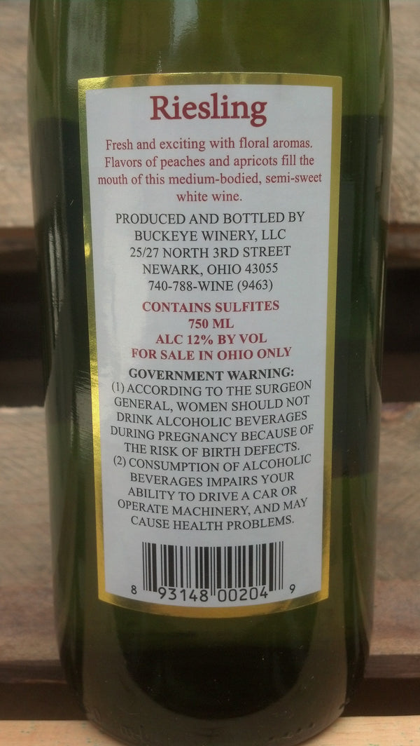 Riesling - Buckeye White