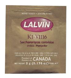 K1V-1116 LALVIN ACTIVE FREEZE- DRIED WINE YEAST
