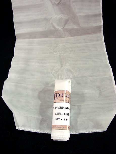 NYLON STRAINING BAG - SMALL FINE 10" X 23"